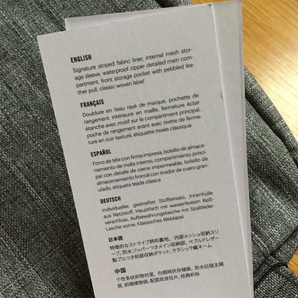 Herschel Draft Kings Raven Crosshatch Travel Bag - Picture 8 of 12